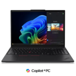 Lenovo ThinkPad T16 Gen 4, Black - Business Laptop - AMD Ryzen? AI 5 PRO 340 - 512 GB SSD - 16 GB RAM - 40.64cms  | 21QQCTO1WWIN2