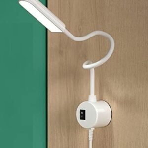 10W Sewing Machine Light with 30 Led'S, Magnetic Mounting Base Working Lamp, 360 Degree Movable Lamp with Toggle Switch White Color -(Indian Plug, Plastic, Pack of 1)