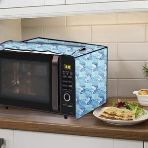 Stylista Microwave Oven Cover for IFB 20 L Convection 20SC2 Surface Pattern Blue